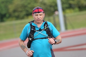 Mr Frog finally finishes 100 miles: Photo Stuart March